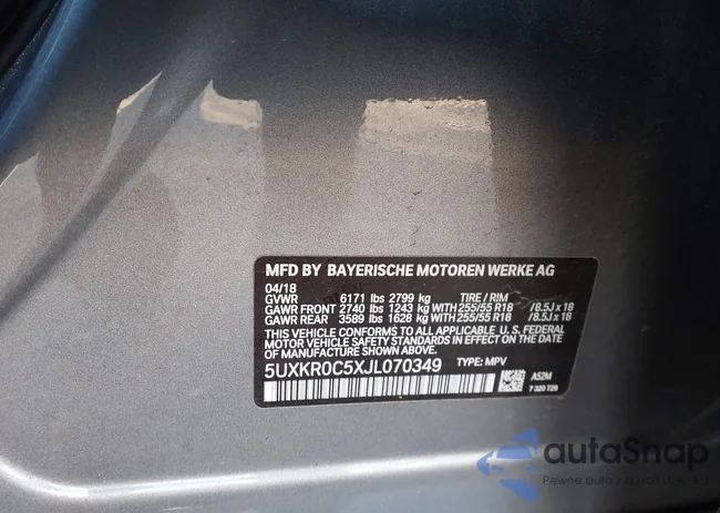 5UXKR0C5XJL070349: 44169087