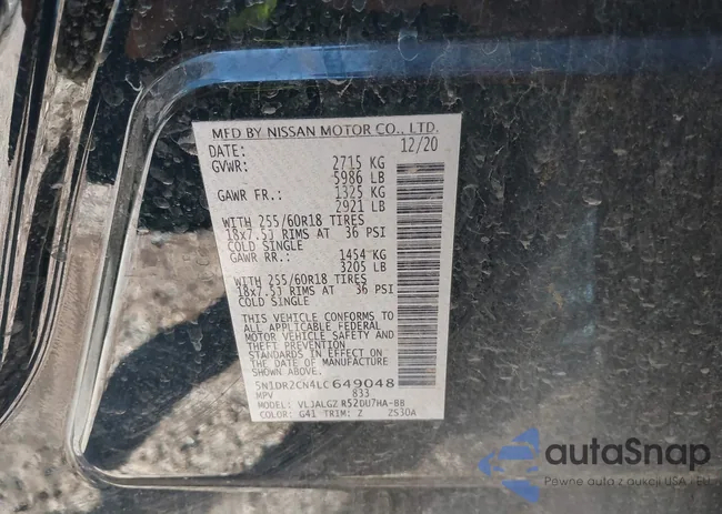 5N1DR2CN4LC649048: 44169165