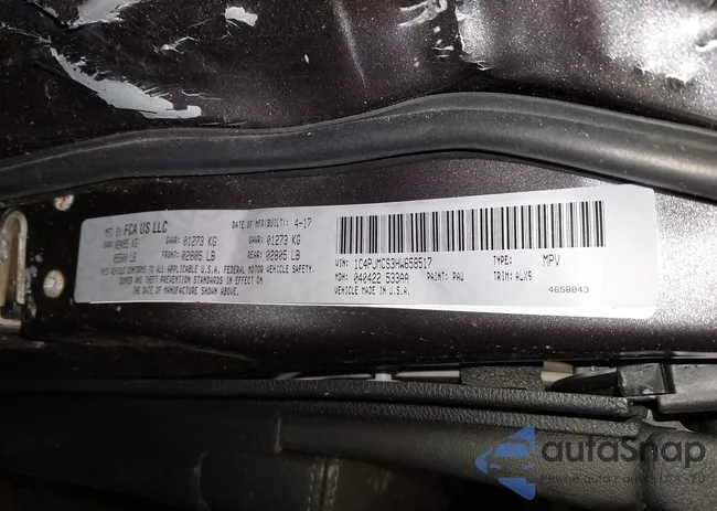 1C4PJMCS3HW658517: 44169176