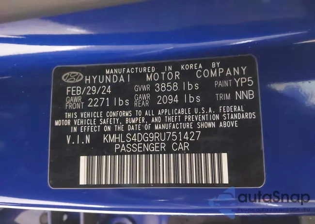 KMHLS4DG9RU751427: 44169194