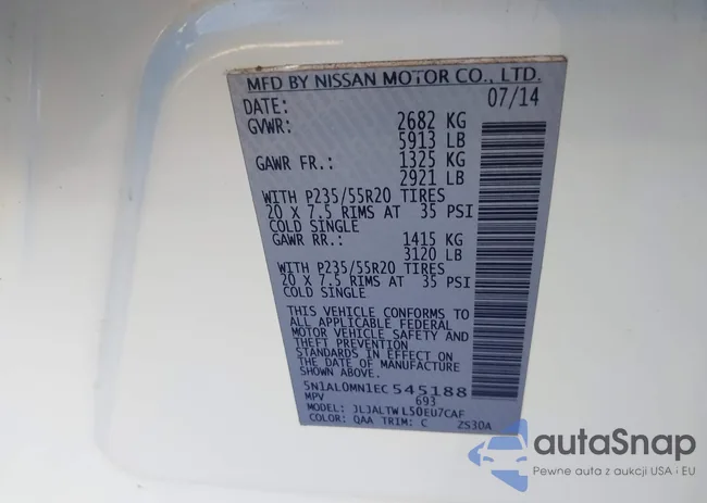 5N1AL0MN1EC545188: 44169236