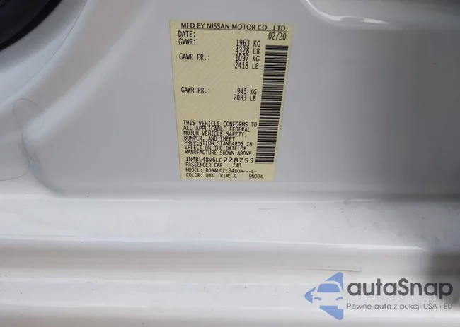 1N4BL4BV6LC228755: 44169401