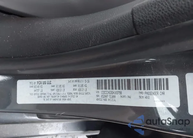 1C3CCCAG3GN183798: 44170477