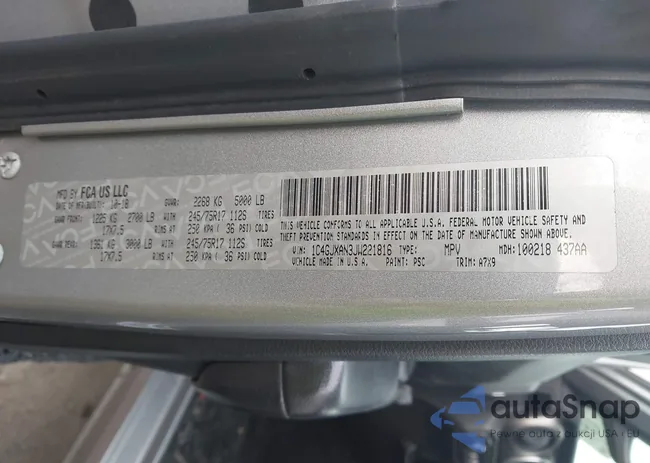 1C4GJXAN3JW221816: 44170503