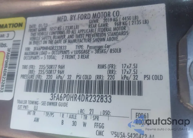 3FA6P0HR4DR232833: 44170675