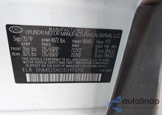 5NMS23AD3LH176910: 44171012