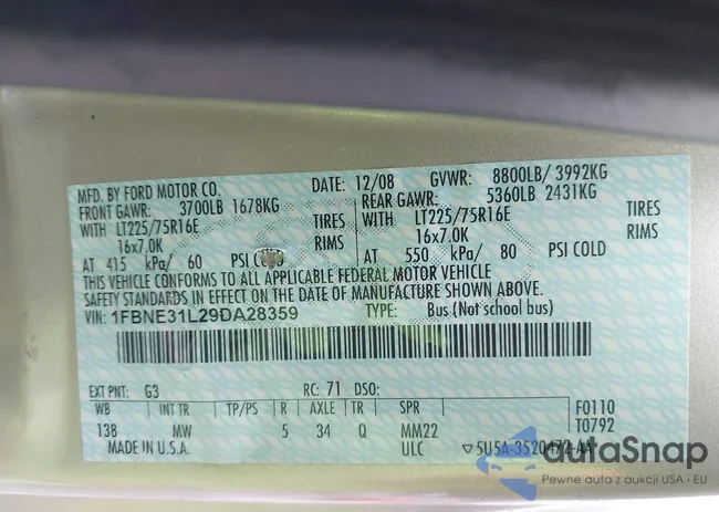 1FBNE31L29DA28359: 44170091