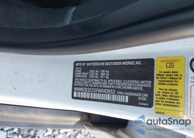 WMWZB3C55FWR43952: 44170316