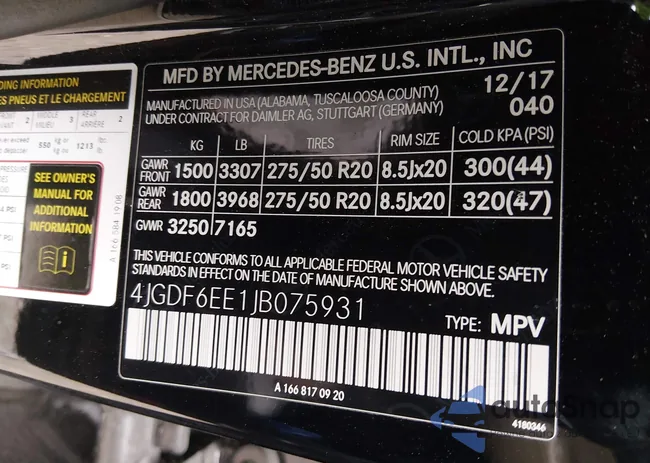 4JGDF6EE1JB075931: 44170351