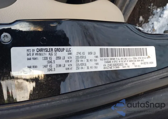 2C4RC1BG8DR526533: 44171441