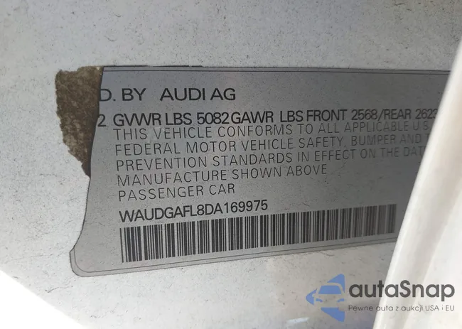 WAUDGAFL8DA169975: 44171468