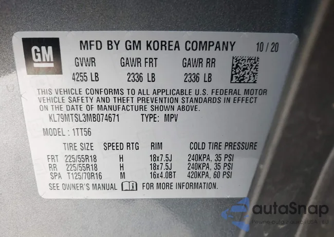 KL79MTSL3MB074671: 44171533