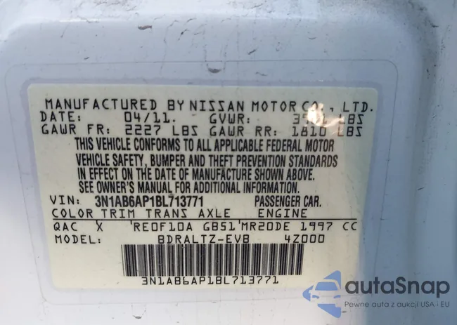 3N1AB6AP1BL713771: 44171646