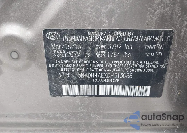 5NPDH4AEXDH313688: 44171734