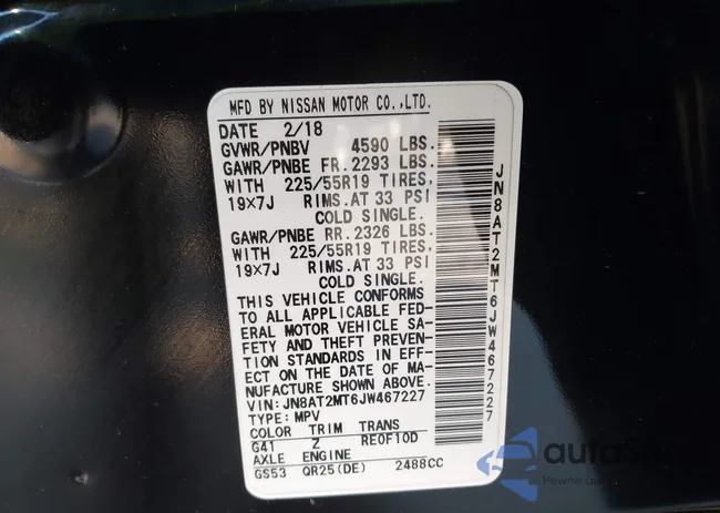 JN8AT2MT6JW467227: 44171864