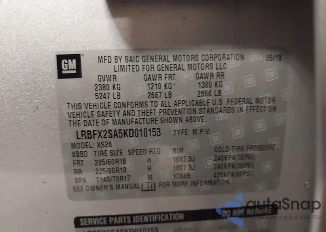 LRBFX2SA5KD010153: 44171939