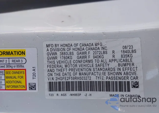 2HGFE2F59RH503272: 44171292