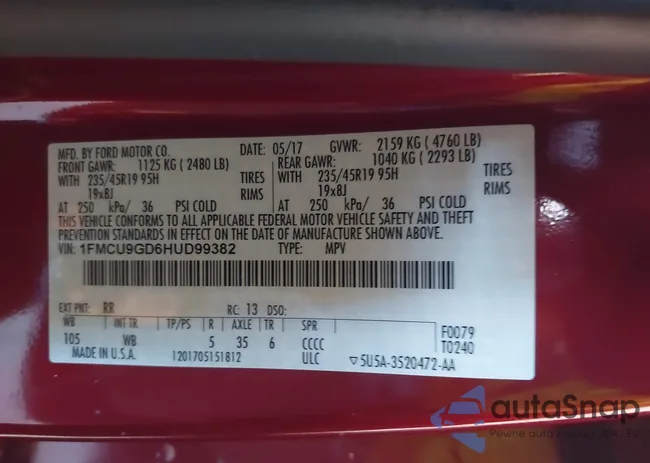 1FMCU9GD6HUD99382: 44171379