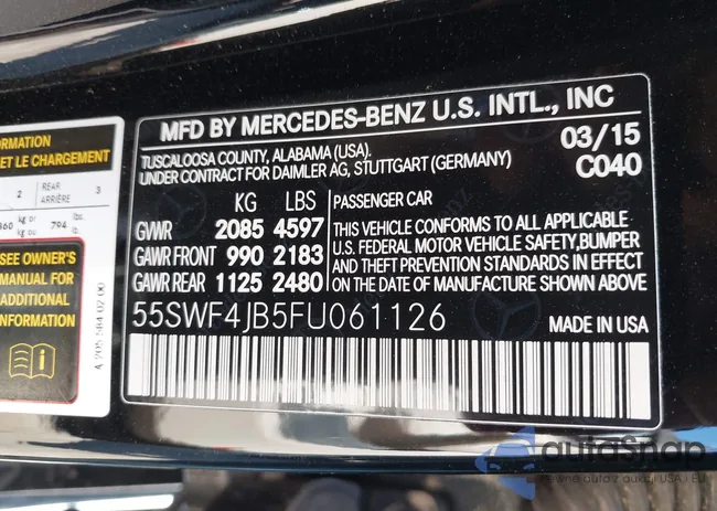 55SWF4JB5FU061126: 44171398