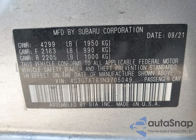 4S3GTAT61N3705049: 44172563