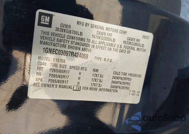 1GNEC03097R424069: 44172587