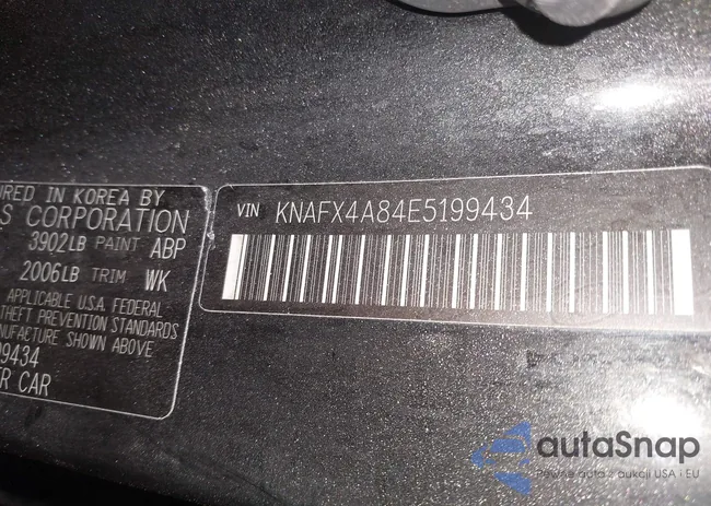 KNAFX4A84E5199434: 44172598