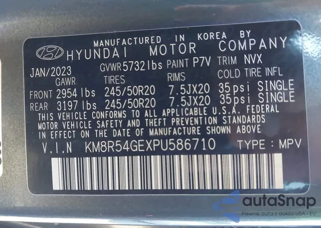 KM8R54GEXPU586710: 44172629