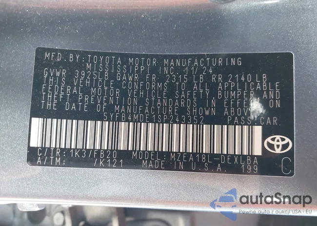 5YFB4MDE1SP243352: 44172649