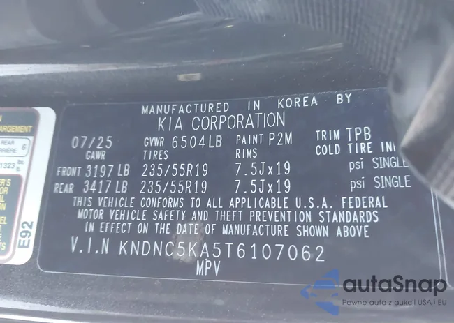 KNDNC5KA5T6107062: 44172826