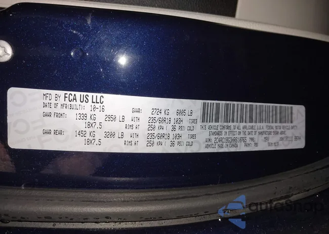 2C4RC1BG3HR610765: 44172041