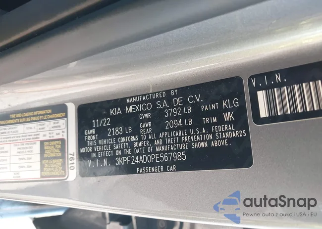 3KPF24AD0PE567985: 44172062