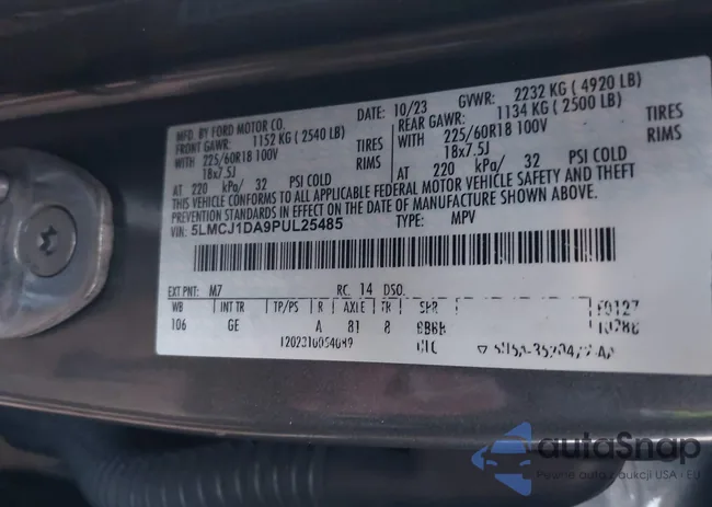 5LMCJ1DA9PUL25485: 44172096