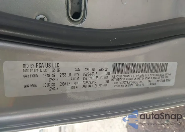 3C4PDCAB1HT569202: 44172111