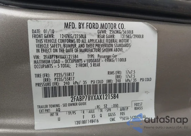 2FABP7BVXAX121584: 44172202