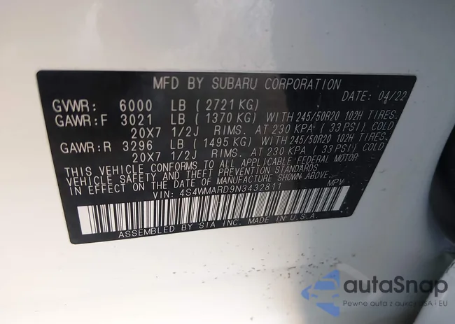 4S4WMARD9N3432811: 44172226