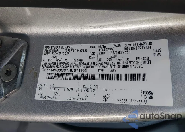 1FMCU0GD7HUB71936: 44172351