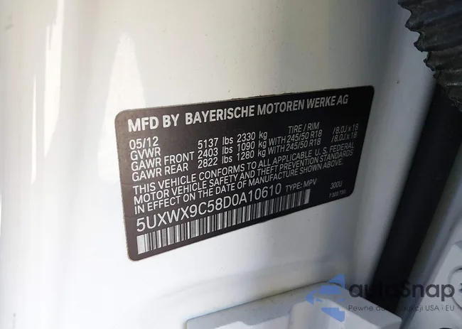 5UXWX9C58D0A10610: 44172424