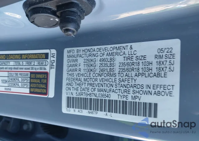 5J6RT6H87NL036540: 44173509