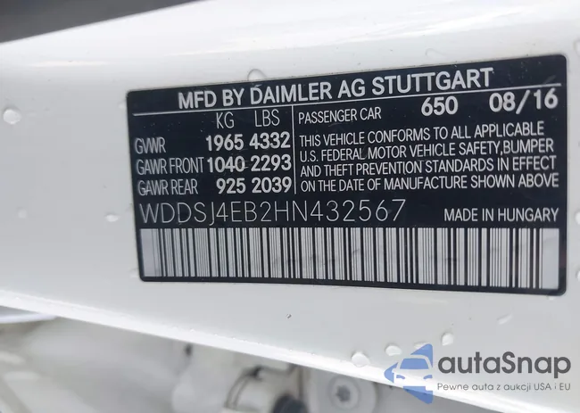 WDDSJ4EB2HN432567: 44173540