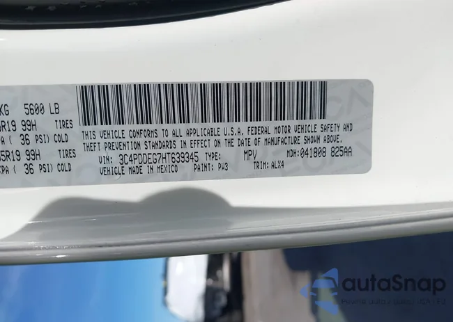 3C4PDDEG7HT639345: 44173608