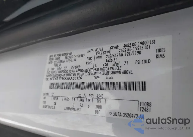 1FTYR1YMXJKA65126: 44173802