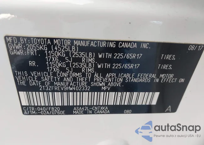 2T3ZFREV9HW402332: 44173843