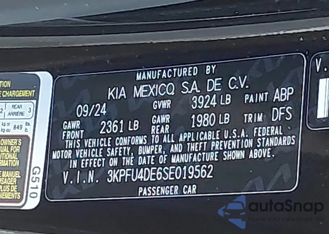 3KPFU4DE6SE019562: 44173969