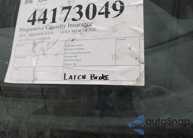 3VWCA7AU9FM508328: 44173049