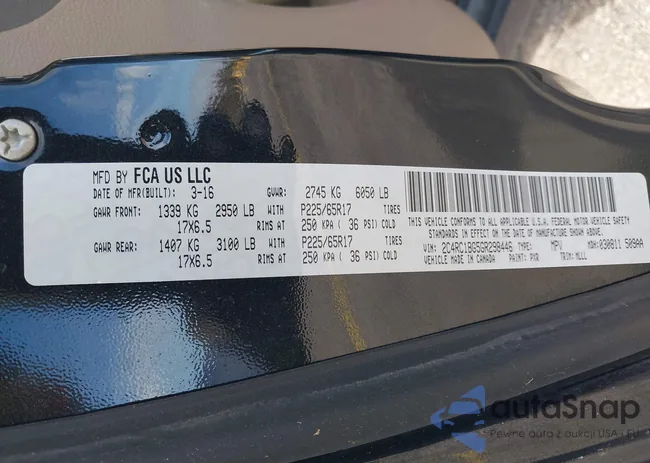 2C4RC1BG5GR298446: 44173359