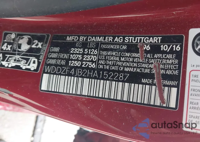 WDDZF4JB2HA152287: 44174465