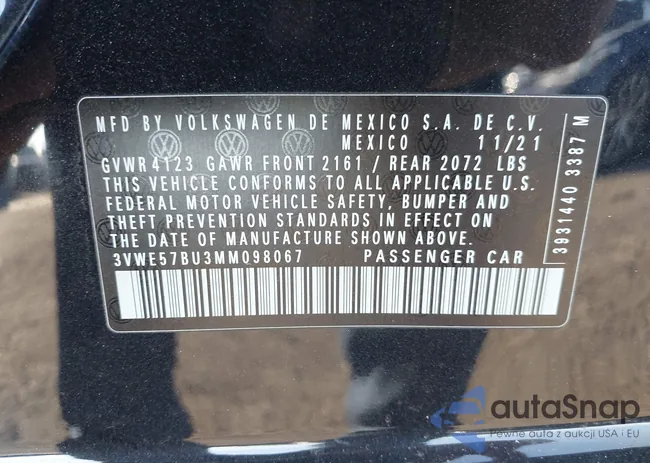 3VWE57BU3MM098067: 44174529