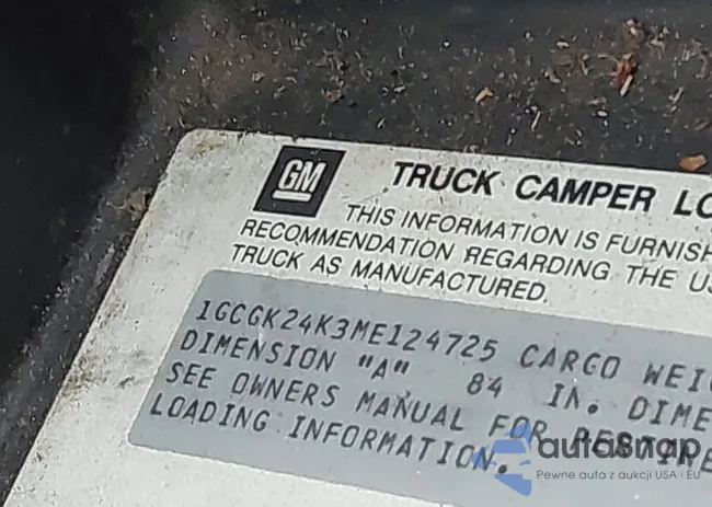 1GCGK24K3ME124725: 44174559