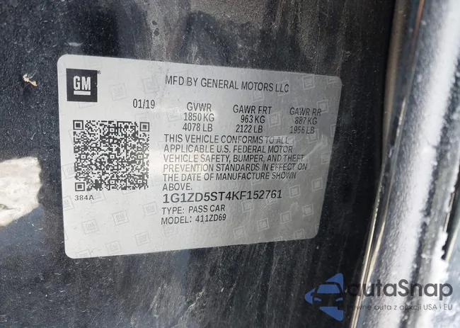 1G1ZD5ST4KF152761: 44174638