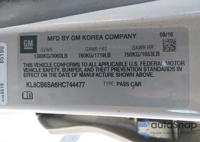 KL8CB6SA6HC744477: 44174790